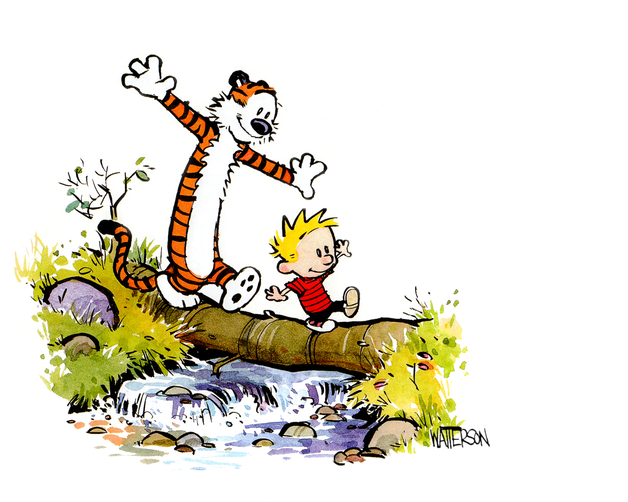 calvin and hobbes statue